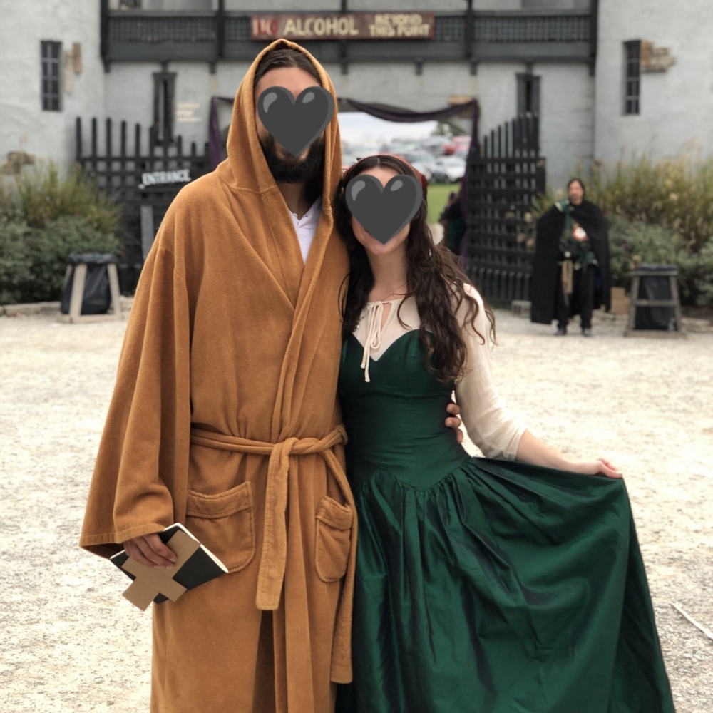 1980s Vintage Emerald Green Ball Gown
